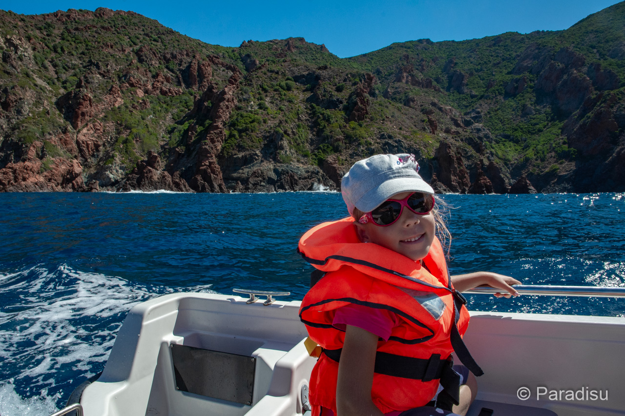Bootsausflug auf Korsika mit Kindern