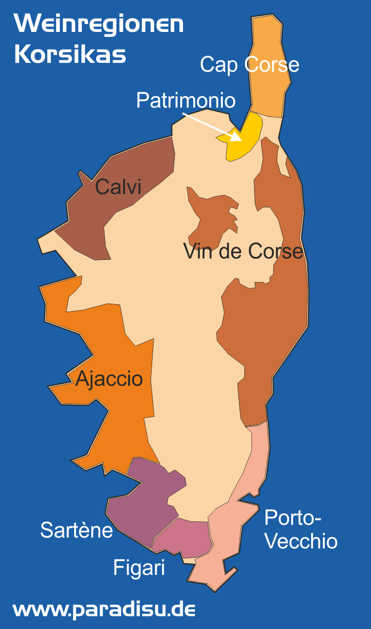 Weinregionen von Korsika