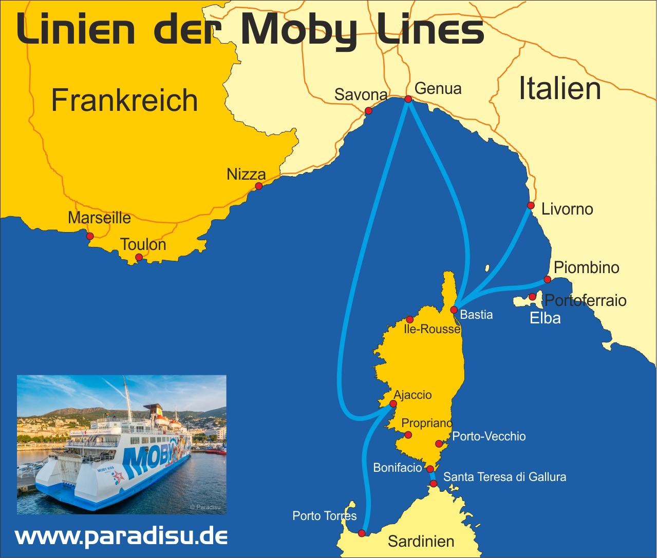 Moby Lines Korsika